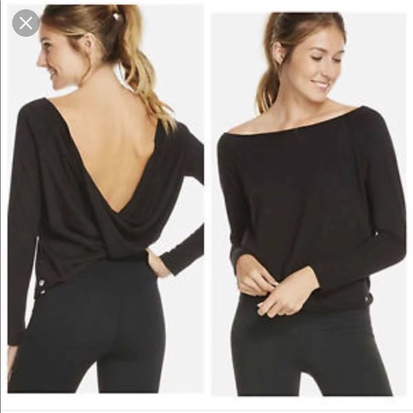 đź’‹SOLDđź’‹Fabletics long sleeve criss cross back - Picture 1 of 7